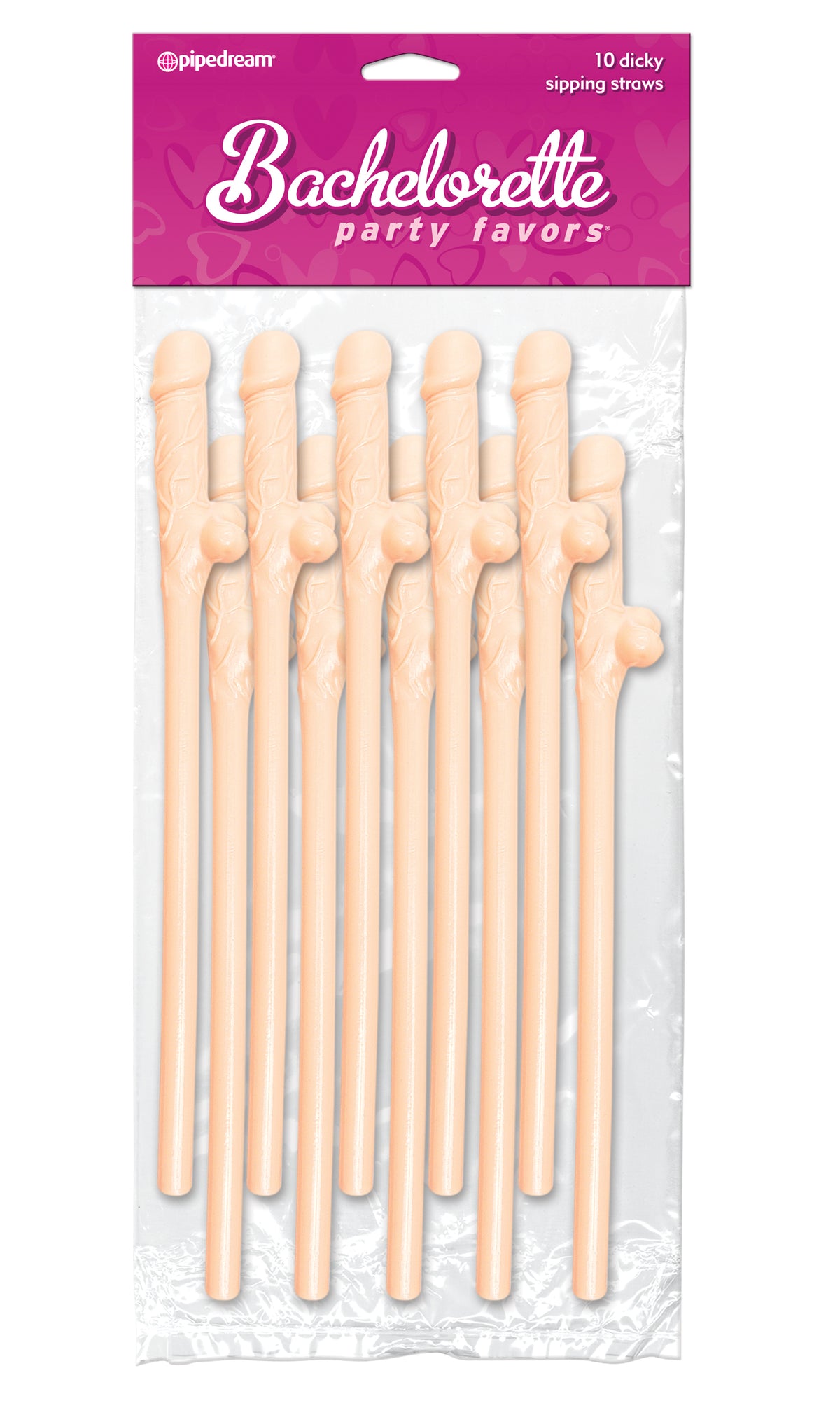 Bachelorette Party Favors Dicky Sipping Straws Set of 10 > Novelties > Bachelor & Bachelorette Items