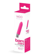 Bam Mini Rechargeable Bullet Vibrator Compact Cordless Pocket-Sized Personal Massager > Vibrators > Mini Vibrators