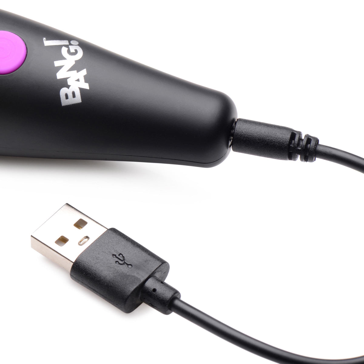 Bang! 10x Vibrating Mini Silicone Wand Purple – Travel Size with Flexible Neck and Powerful Vibration > Sex Toys > Mini Massagers