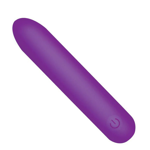 Bang Tapered Flexible Silicone Bullet Vibrator Purple BULLETS