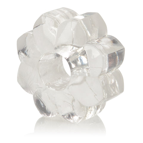 Basic Essentials 4 Pack Clear Stretchy Enhancers Sex Toys COCK RING Set
