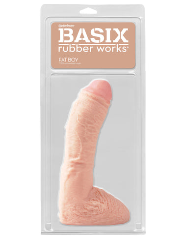Basix Rubber Works 10 Inch Fat Boy Realistic Flesh Dildo Toy Dongs Realistic
