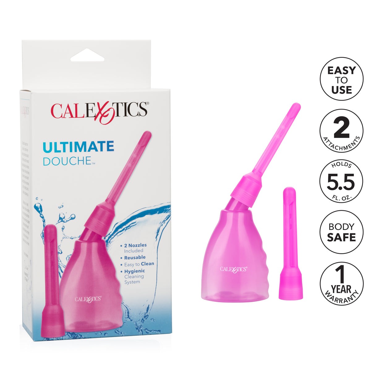 Reusable Vaginal Douche Kit – Slim Sleek Travel Design Douche Device > Essentials > Feminine Care