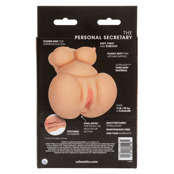 Cheap Thrills Personal Secretary Male Masturbator Ivory Sleeve Ivory > Sex Toys For Men > Masturbators > Manual