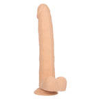 Size Queen 10 Inch Realistic Dildo in Ivory > Dildos > Large Dildos
