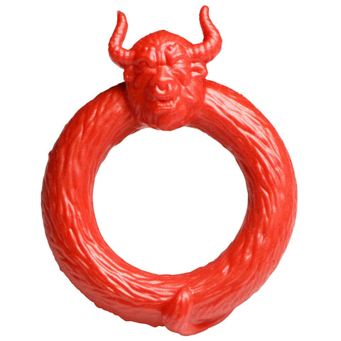 Beast Mode Silicone Cock Ring in Red for Adult Intimacy Use COCK RINGS