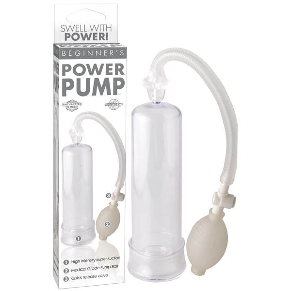 Beginner's Power Pump – Penis Pump - 7.5" x 2.1" Insertable > Pumps > Penis Pumps