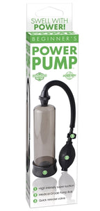 Beginner's Power Pump Smoke Penis Pump - 7.5" x 2.1" Insertable > Pumps > Penis Pumps