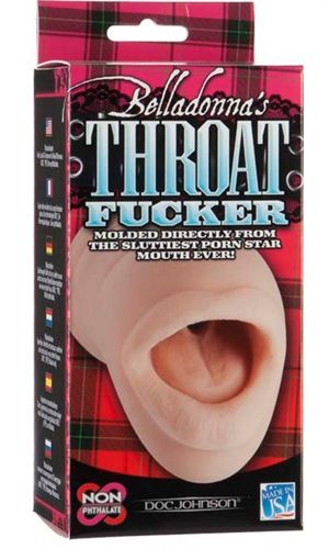 Belladonna Mouth Masturbator Made with Realistic Sil-A-Gel Strokers - Manual