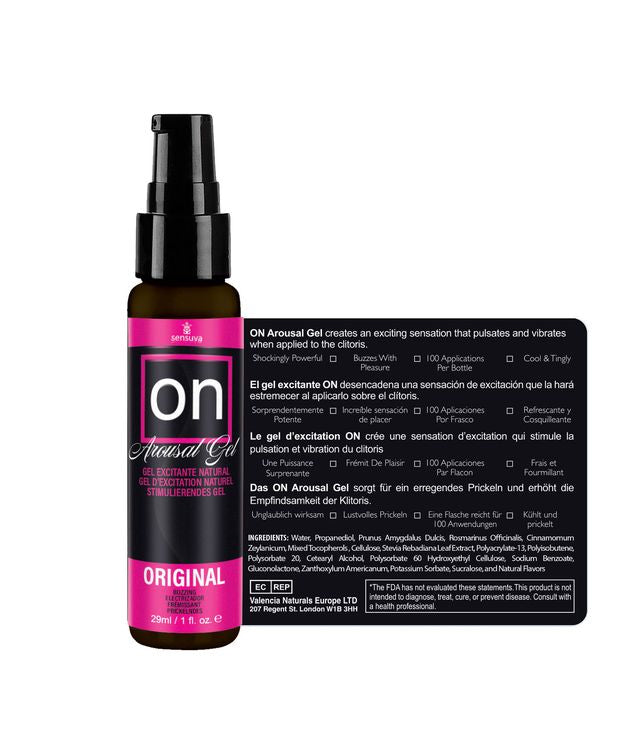 Sensuva On Natural Arousal Gel – Botanical Formula 1 Fl Oz Intimacy Gel Default Title > Essentials > Womens Enhancers