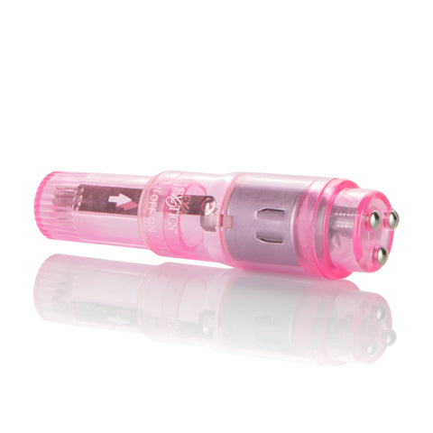 Shanes World Pocket Party Blue Rabbit Style Adult Massager Pink VIBRATORS-RABBIT