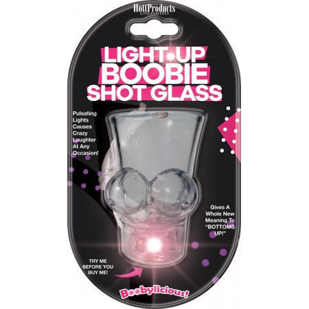 Light Boobie Light Up Shot Glass (Multi-Color) – Flashing Party Shot Glass > Novelties > Party Supplies