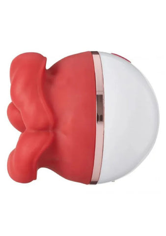 Big Lips Suction and Licking Clitoral Vibrator in Red Color AIR PULSATION