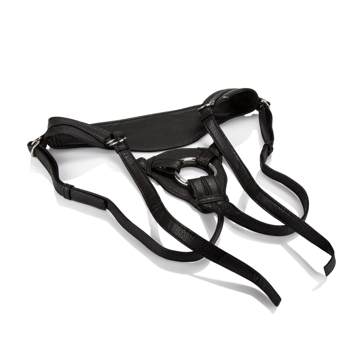 Her Royal Harness The Queen – Adjustable Luxury Vegan Leather Harness > Dildos > Strap On Harnesses