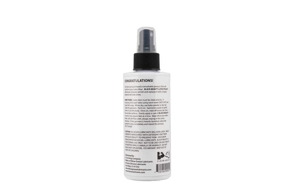 Black Beauty Latex Polish Spray Bottle 7 Ounces 207 mls Secondary image