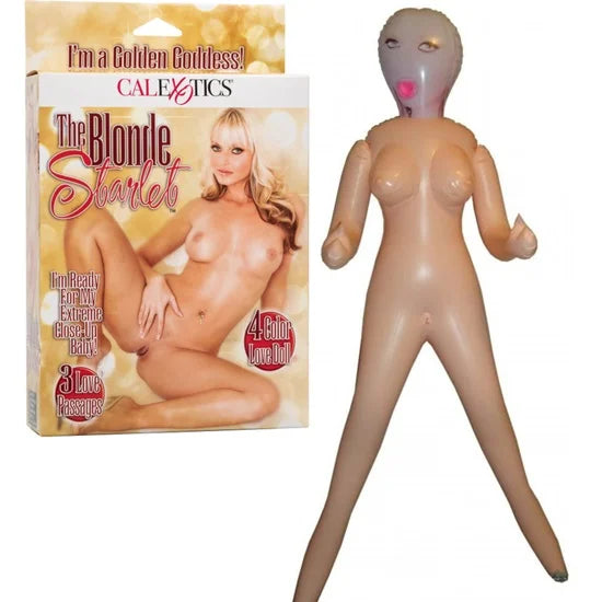 Blonde Starlet Inflatable Love Doll With Lifelike Face > Sex Toys > Sex Dolls > Inflatable