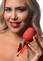 Bloomgasm Flutter Rose Clitoral Stimulator with Butterfly Teaser > Sex Toys For Ladies > Rose Stimulators