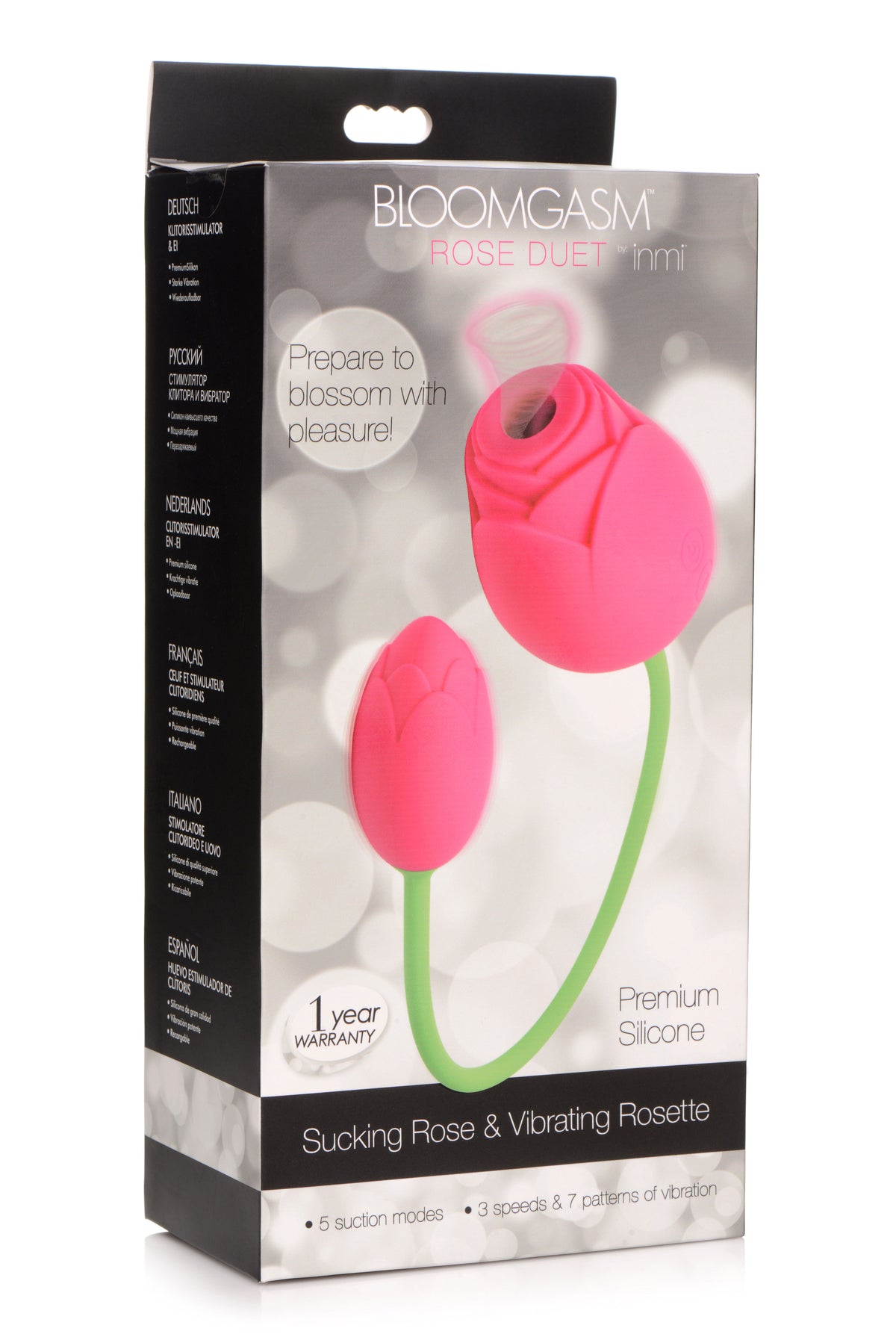 Bloomgasm Rose Duet – Waterproof Clit Stimulator > Sex Toys For Ladies > Rose Stimulators
