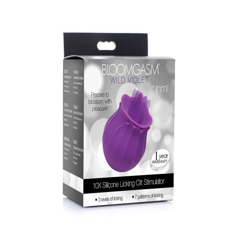 Bloomgasm Wild Violet 10X Licking Stimulator > Sex Toys For Ladies > Rose Stimulators