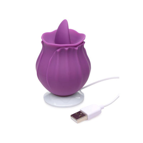 Bloomgasm Wild Violet 10X Licking Stimulator Rose Stimulators