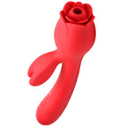 Blooming Bunny Silicone Rabbit Vibrator with Sucking Thrust > Sex Toys For Ladies > Clitoral Vibrators and Stimulators