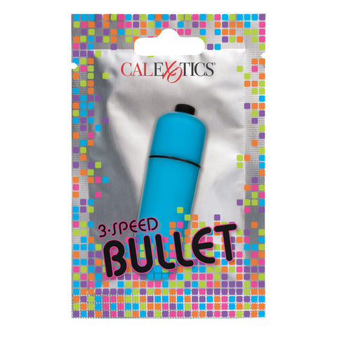 Blue 3-Speed Bullet Vibrator Travel Size With Smooth ABS Shell Default Title BULLETS & EGGS