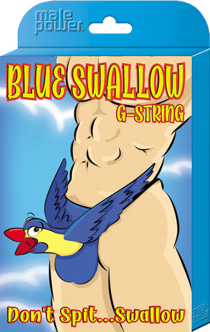 Blue Swallow One Size G-String Thong for Men in Blue Color Mens Costumes