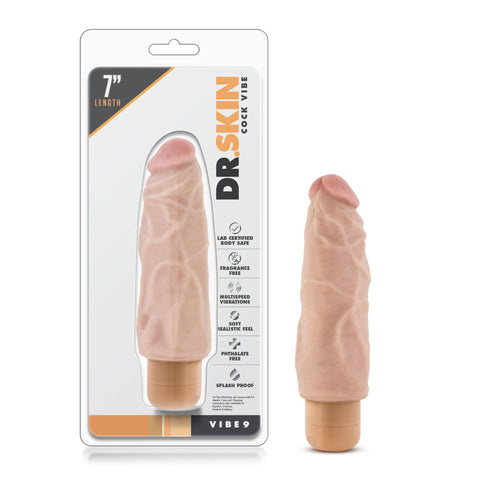 Blush Natural Realistic Vibrator with Waterproof Twist Dial DONGS Vibrating