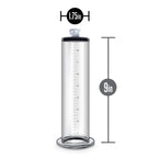 Blush Performance Clear Penis Pump Cylinder 9 Inch x 1.75 Inch > Pumps > Penis Pumps
