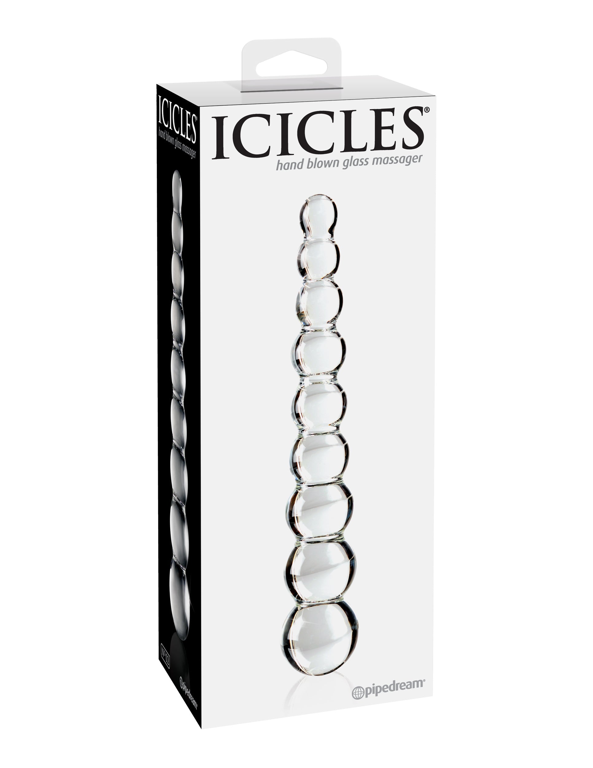 Icicles Clear Glass Massager Wand Handcrafted Adult Toy > Sex Toys > Glass