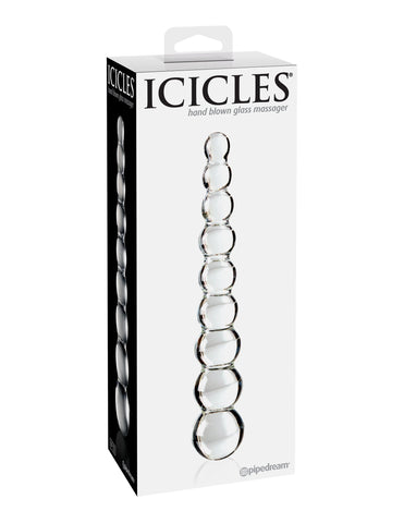 Icicles Clear Glass Massager Wand Handcrafted Adult Toy > Sex Toys > Glass