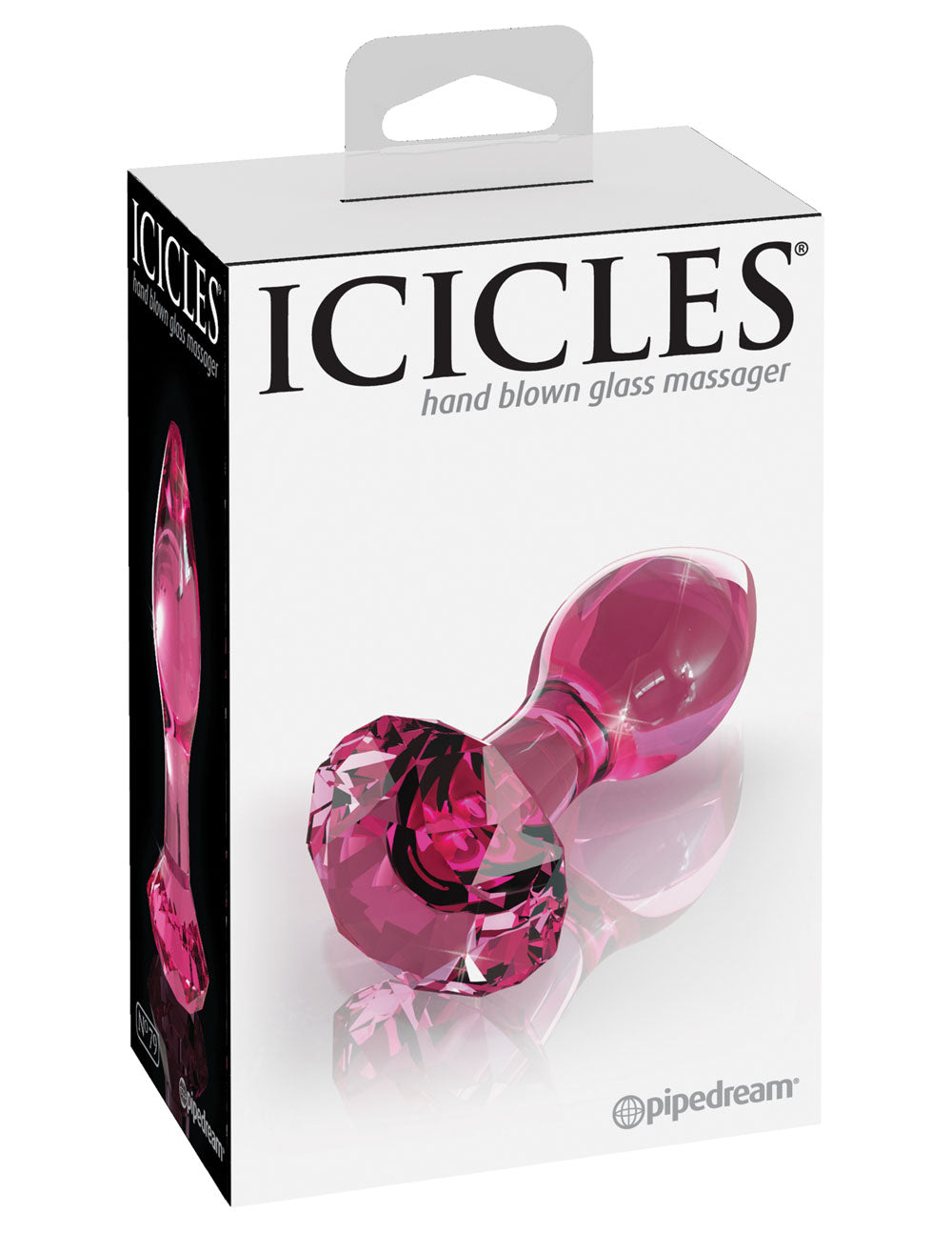 Icicles Hand Blown Glass Massager Elegant Body Safe Toy > Glass > Toys