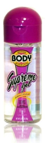 Body Action Supreme Water Based Lubricant Gel 4.8 Oz Bottle Water Based Lube