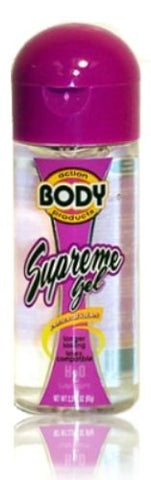 Body Action Supreme Water Based Lubricant Gel 4.8 Oz Bottle Water Based Lube