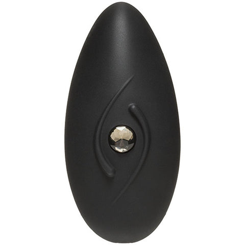 Body Bling Bliss Rechargeable Mini Vibe Silver Silicone Jeweled Mini Vibrator with 8 Functions and USB Charging BULLETS