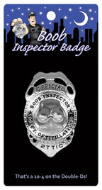 Boob Inspector Badge – Novelty Party Accessory Badge > Novelties > Bachelor & Bachelorette Items