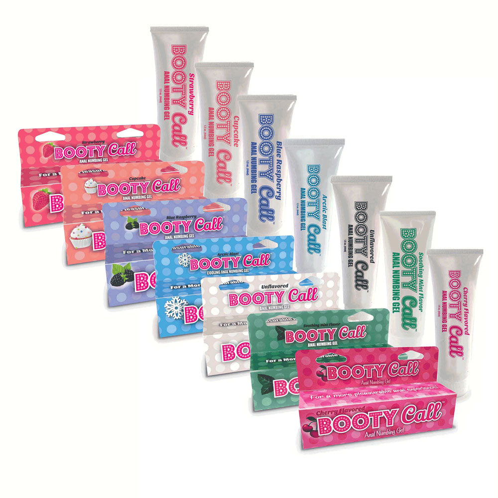 Booty Call Anal Numbing Gel Cupcake Flavor Anal Lubricant