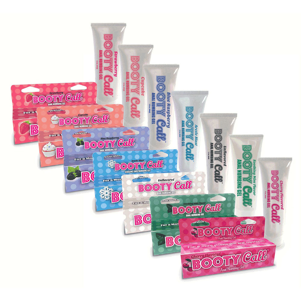 Booty Call Anal Numbing Gel Strawberry Scent 44ml Water-Based Gel > Lube > Anal