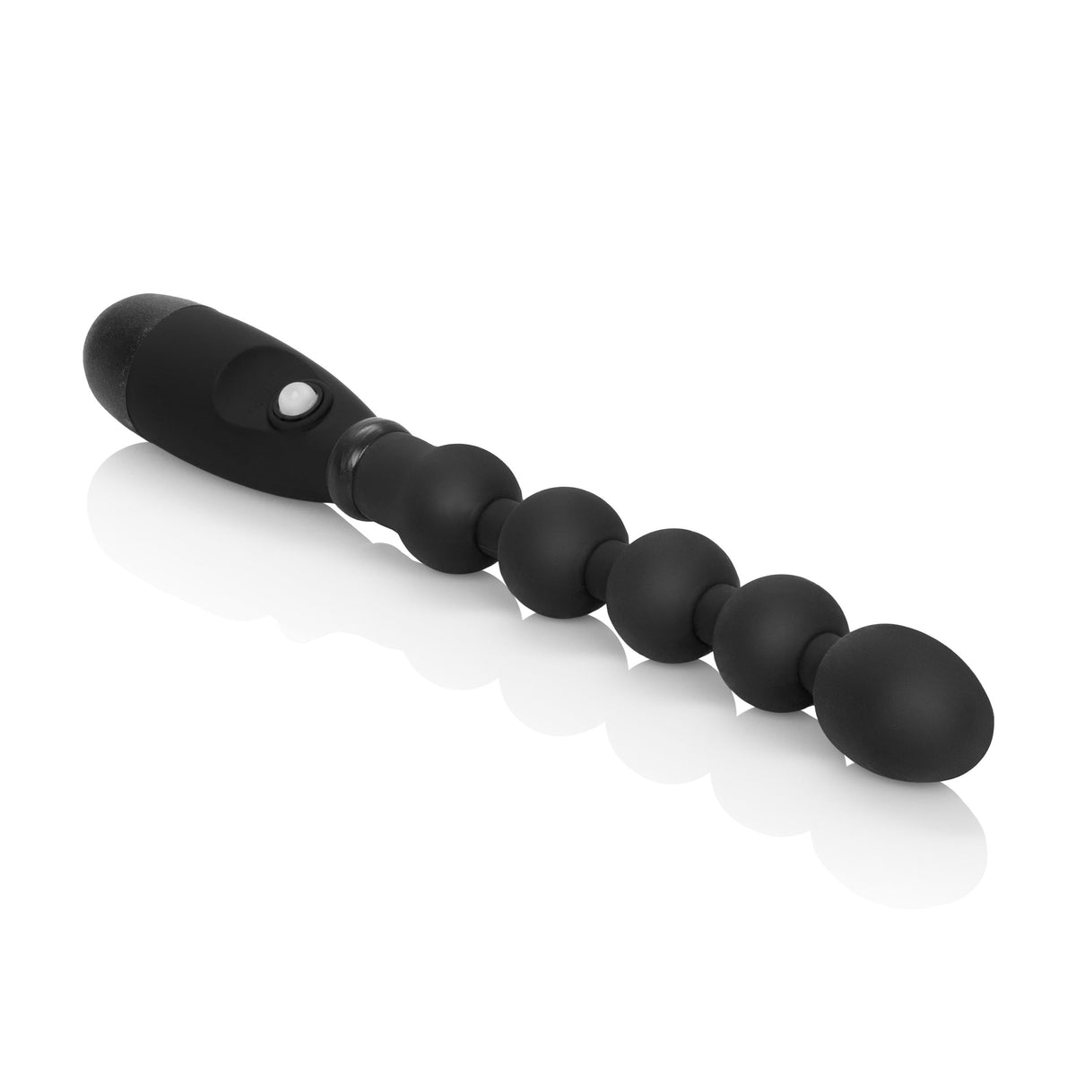 Booty Call Booty Bender Black Silicone 7" Anal Vibrator Toy > Anal Range > Anal Beads