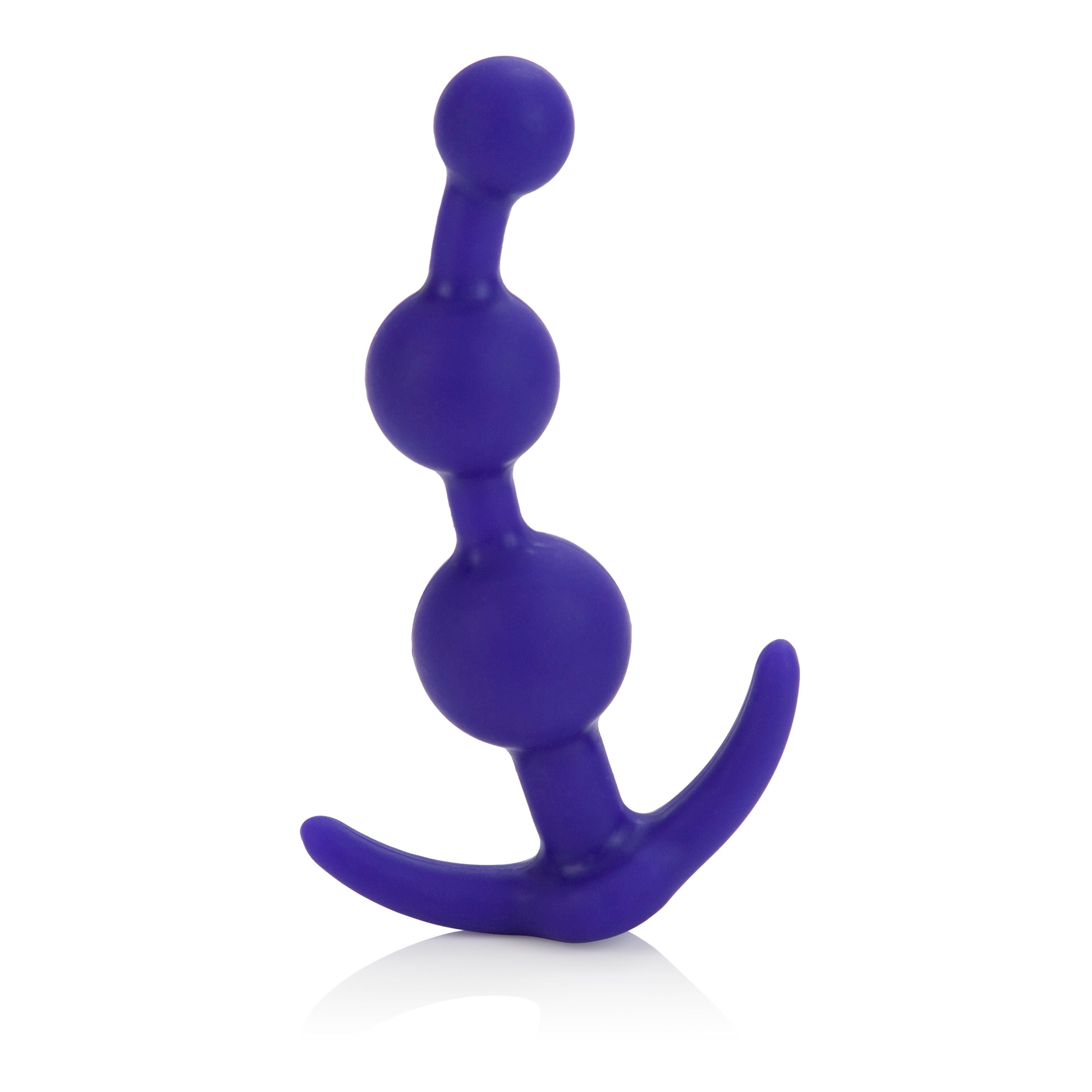 Booty Call Purple Silicone 4.75" Anal Beads with Easy Pull Handle > Anal Range > Anal Beads Main image