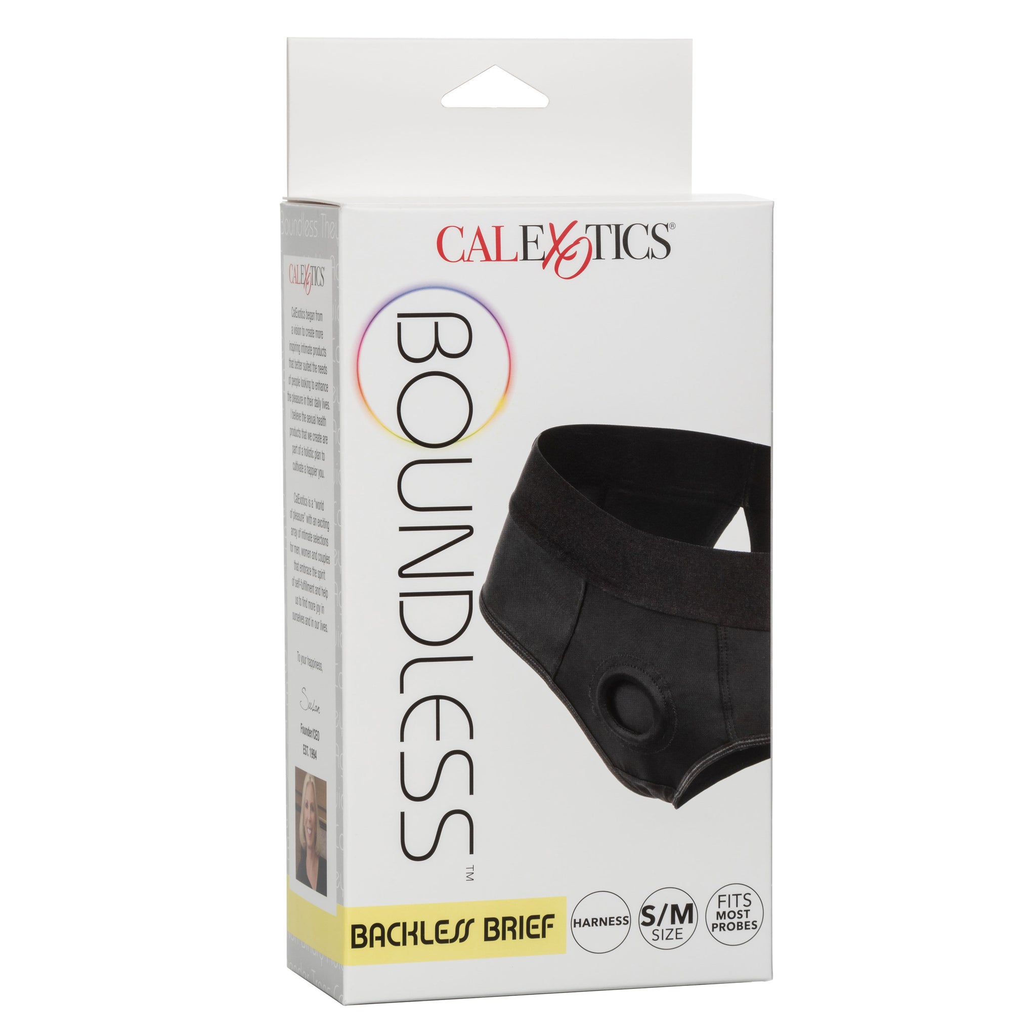 Boundless Backless Brief Harness Black S/M Erotic Clothing > Dildos > Strap On Harnesses
