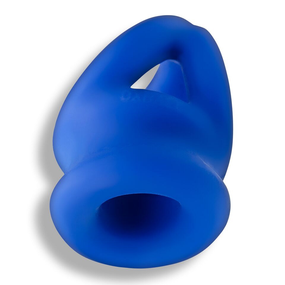 Tri-Squeeze Ball Stretch Cock Sling in Black Ice by Oxballs COCK RINGS Sling