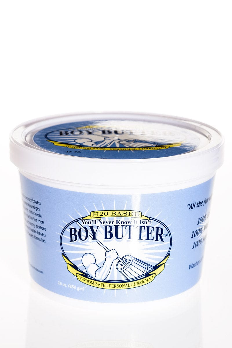 Boy Butter H2O Water-Based Lubricant 16oz Tub – Luxury Lubricant > Lube > Speciality