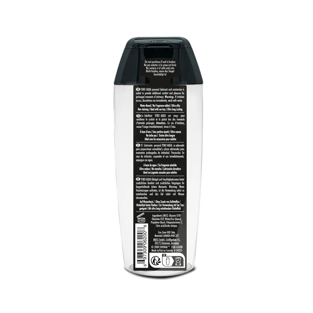 Toko Aqua Personal Lubricant – All-Purpose Sensual Lubricant 5.5 Fl Oz > Lube > Water Based
