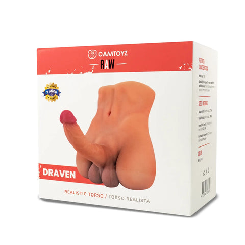 Raw Realistic Torso Draven – Soft-Touch Masturbator Torso Default Title Assturbators