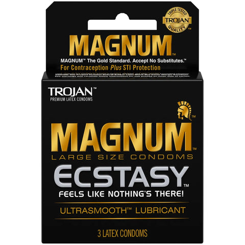 Trojan Magnum Ecstasy - 3 Pack > Essentials > Condoms