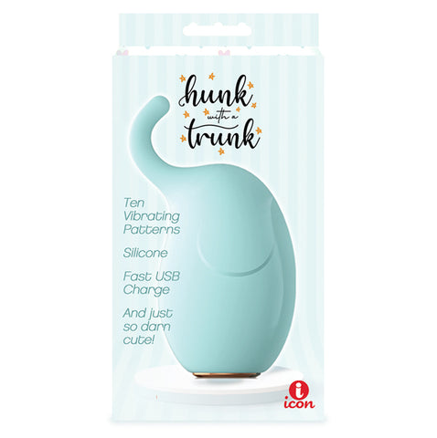 Buzzy Buddy Hunk With A Trunk Aqua USB Rechargeable 9.5cm Stimulator STIMULATORS