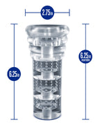 Rize Luz Clear Glow in the Dark Self-Lubricating Stroker > Sex Toys For Men > Masturbators > Manual