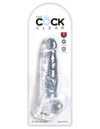 King Cock Clear 8 Inch Cock With Balls – Realistic Dildo > Dildos > Realistic Dildos