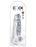 King Cock Clear 8 Inch Cock With Balls – Realistic Dildo Clear > Dildos > Realistic Dildos